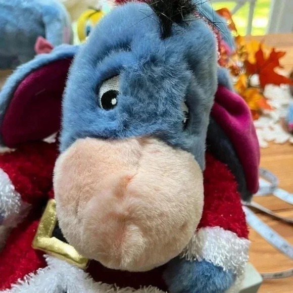 DISNEY Eeyore Santa Helpers NWT 10” - Picture 1 of 11
